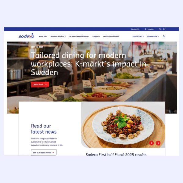 Sodexo Relaunch Content Migration and Jira Servicedesk